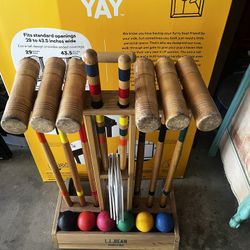 L.L Bean Croquet Set