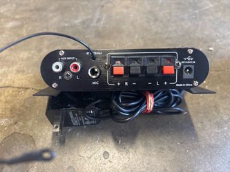 Pyle Mini Blue Audio Amplifier (PFA330BT) – Bluetooth & Power Adapter Included