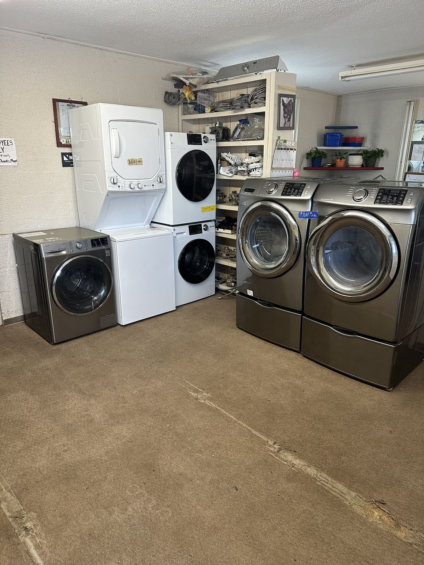 Variety Appliances (Washers, Dryers, Sets, Stoves, Etc.) $100 And UP