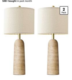 New!✨ nice modern textured table lamp set
