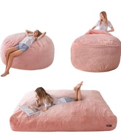 Giant Full-Size Bean Bag Chair Bed (MAXYOYO) - Great Condition