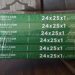 24 X 25 X 1 Merv 11 Air filter - 6 Qty - New