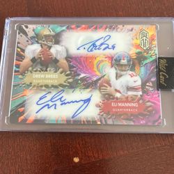 Drew Brees And Eli Manning Dual Auto True 1/1