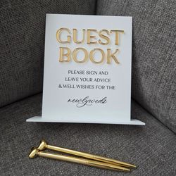 Guestbook Sign and Pens
