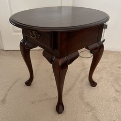 Oval End Table