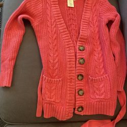 The Eagle's Eye Girl Pink Cardigan -Size 7/8- Excellent Condition