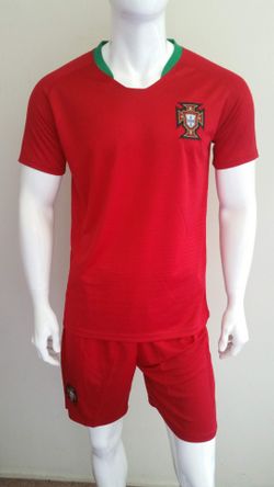 10 Portugal Young Adult Soccer Uniforms-Uniformes De Futbol