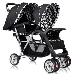 Foldable Twin Baby Double Stroller