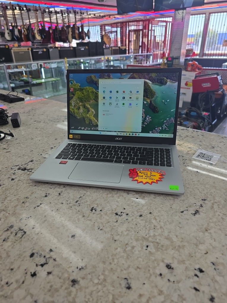 Acer Laptop W/ Ryzen 5 7th Gen Processor SEE DETAILS