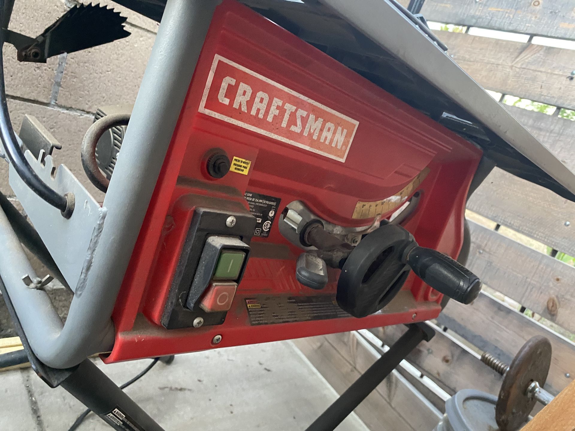 Table Saw Craftsman
