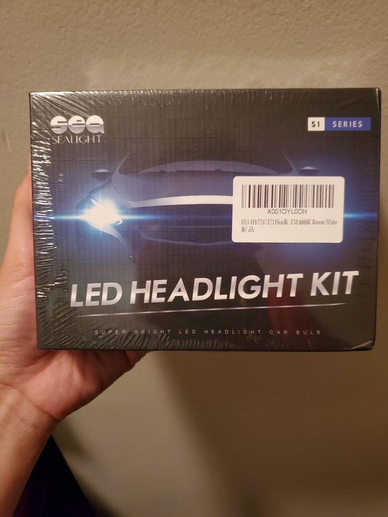 H11/H8/H9 LED Headlight Bulbs Conversion Kit, DOT Approved, SEALIGHT S1 Series 12x CSP Chips