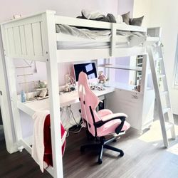 Kids Bed With Desk