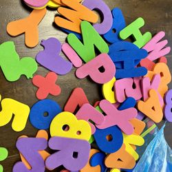 Foam Letters, Numbers, Ducks, Math Symbols
