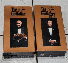 The Godfather Parts I & II VHS Set