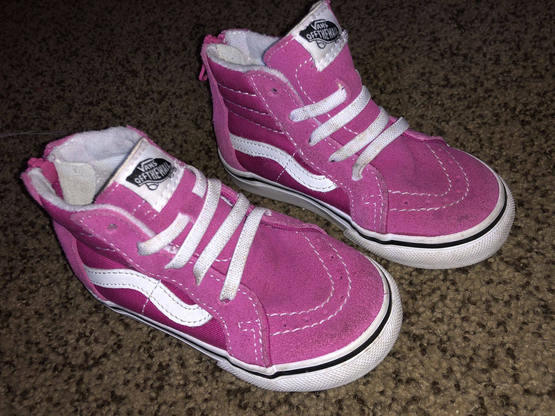 High top pink vans