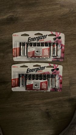 30 AA Batteries And 15 AAA batteries Energizer