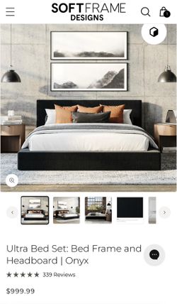 Soft Frame Queen Bed W/ Mattress & Box Spring