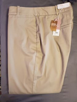 The Allie skinny ankle Khaki pants for woman slimming mesh, tummy wrap.