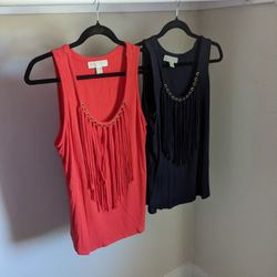 Michael Kors Sleeveless Tops - Large and Medium 