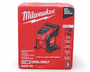 Milwaukee M12 12-Volt Lithium-Ion Cordless Electric Portable Inflator