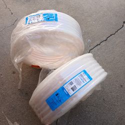 White With Red Print PEX-expansion Pipe 
