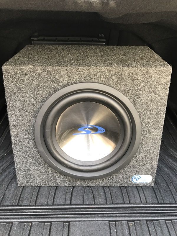 Alpine SWS-1042D 10" Subwoofer Enclosure