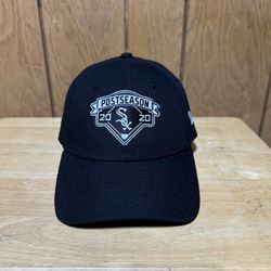 Chicago White Sox Postseason Hat Cap 2020 New Era Strapback Black MLB One Size