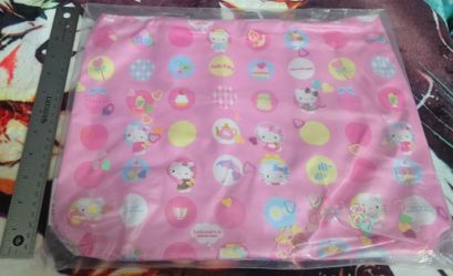 Hello Kitty Pink shaker/confetti Tote bag