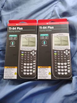 Texas Instruments TI-84 Plus Graphing Calculator (x2)