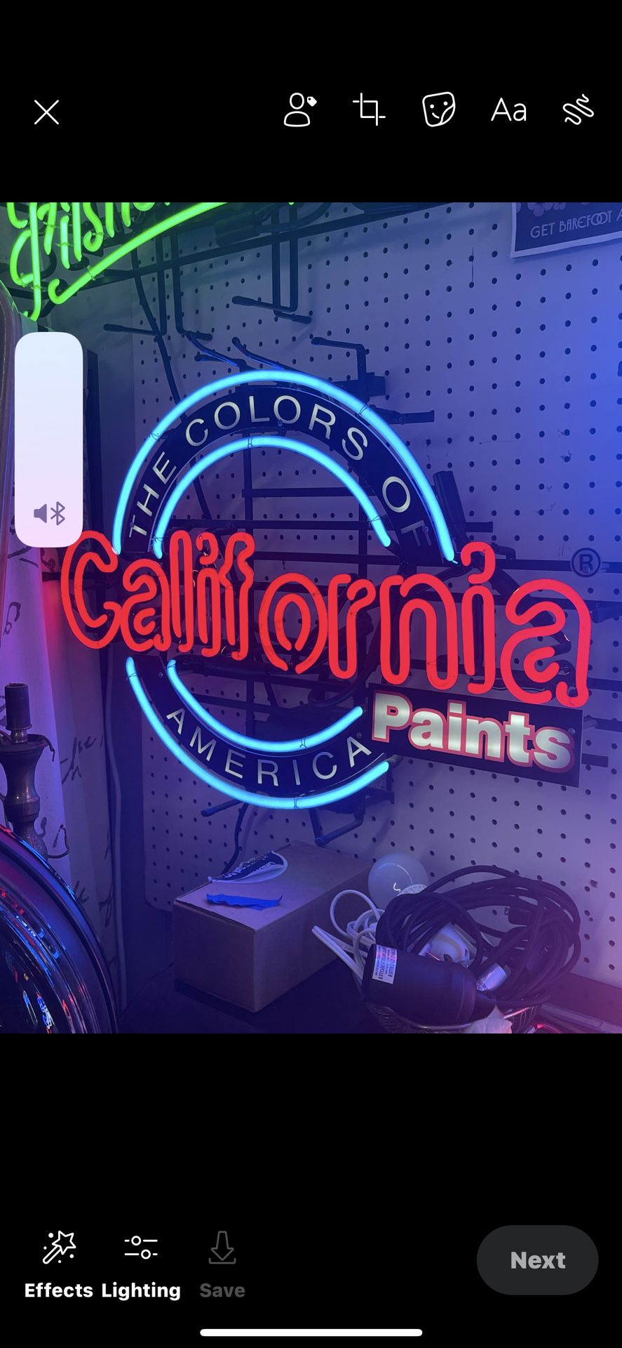 California Paint Neon Sign 