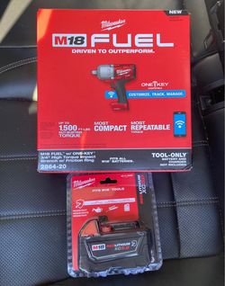 New!!! M18 Cordless 3/4 in Impact w Battery
