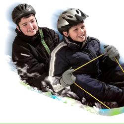 Two-Rider Snow Sled 