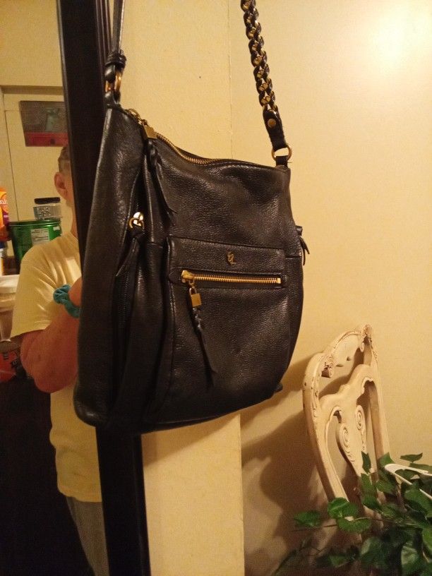 Elliott Lucca Genuine Leather Crossbody Handbag