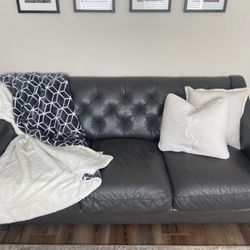 Leather Couches Set 