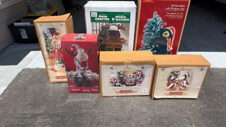 Christmas decorations , Santa , Christmas Trees and More $60 for all!!