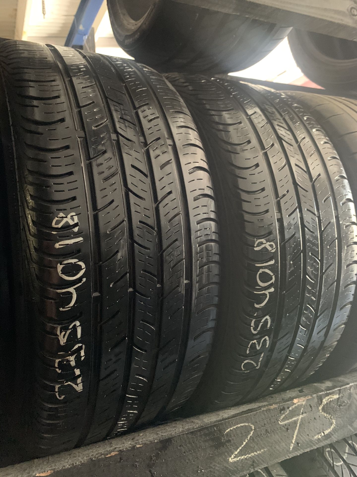 (2) 235/40R18 CONTINENTAL TIRES