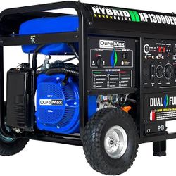 Generator DuroMax XP13000HXT 13,000 Watt Tri -Fuel Portable Generator