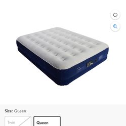 Mainstays 16" Queen Air Mattress with USB & Pump