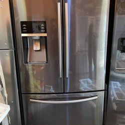 🧩REFRIGERATOR SAMSUNG 3 DOORS DARCK STEEL - FREE DELIVERY -🧩