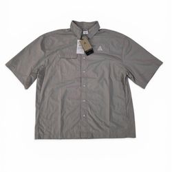Men Small NWT Nike ACG Orb Weaver UV Repel Short Sleeve Shirt HJ2883-009 $110