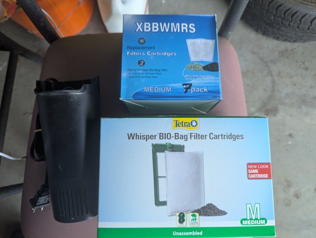Aquarium Filter W/ Cartridges.