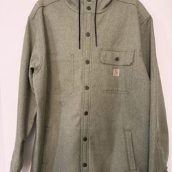 Carhartt Men’s Rain Defender Relaxed-Fit Heavyweight Hooded Jacket