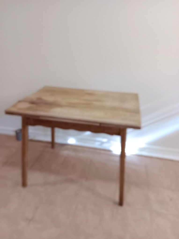 Antique Red Wood Table! Must Sell!