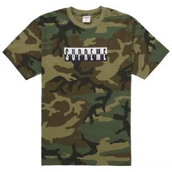 Supreme Split Tee. Camo. Size Medium