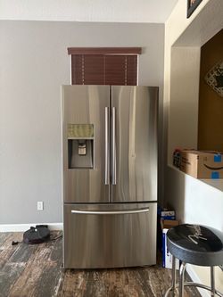 Stainless steel Samsung refrigerator