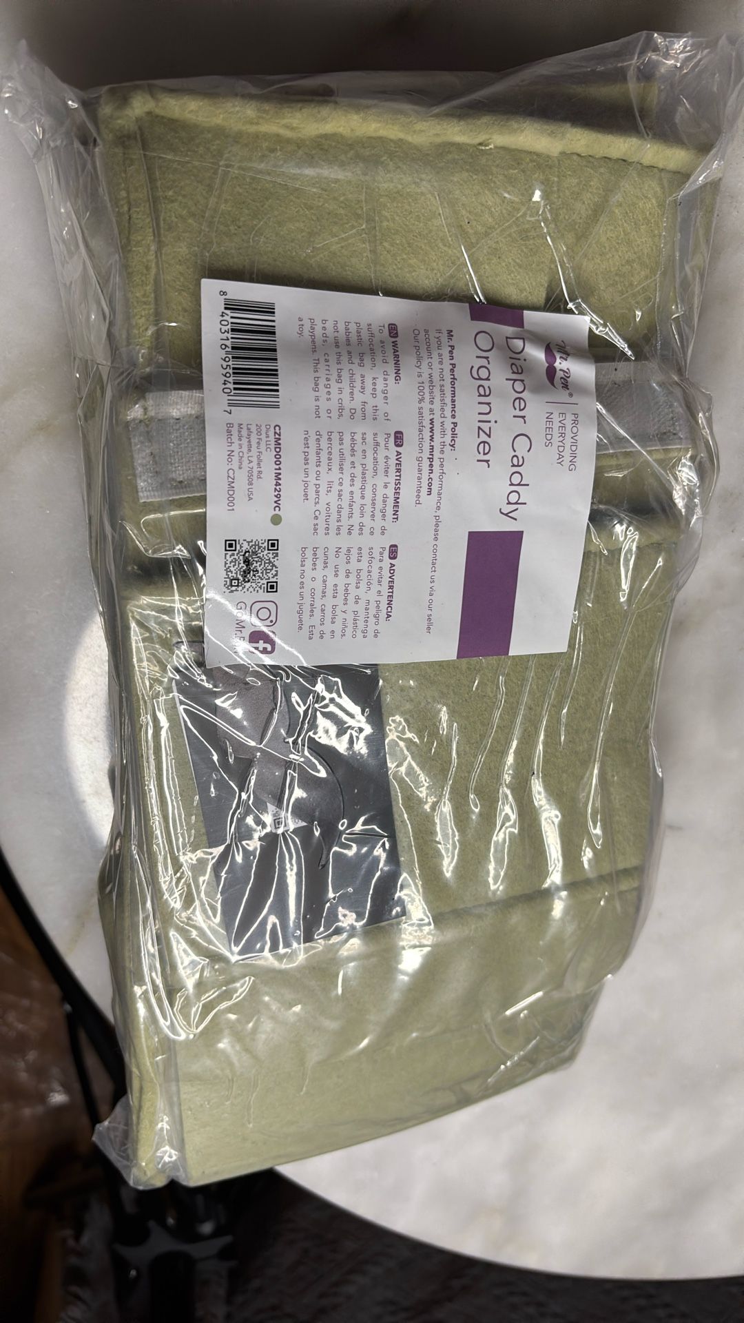 Diaper Caddy Organizer