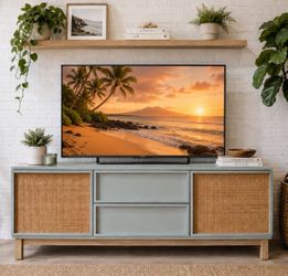 Sage Green Media Console /TV stand By Hearth & Hand with Magnolia