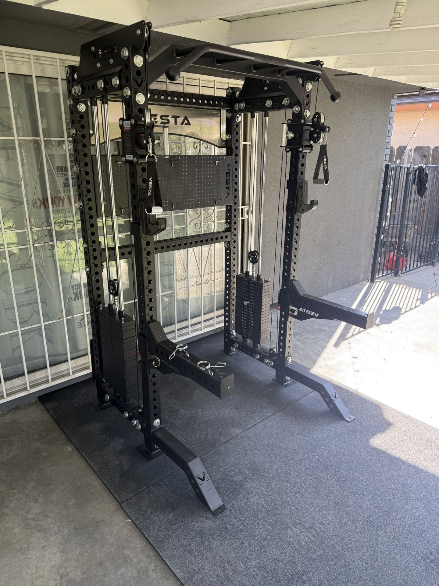 Vesta Fitness PRO SERIES 2-1 Ultimate Half Rack Functional Trainer/Gym Equipment/ Home Gym/ Fitness/ FREE DELIVERY 🚚