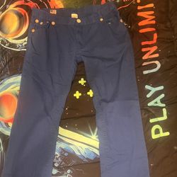 Blue True Religion Pants