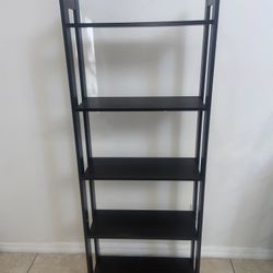 Black 5-Tier Bookshelf / Storage Shelf